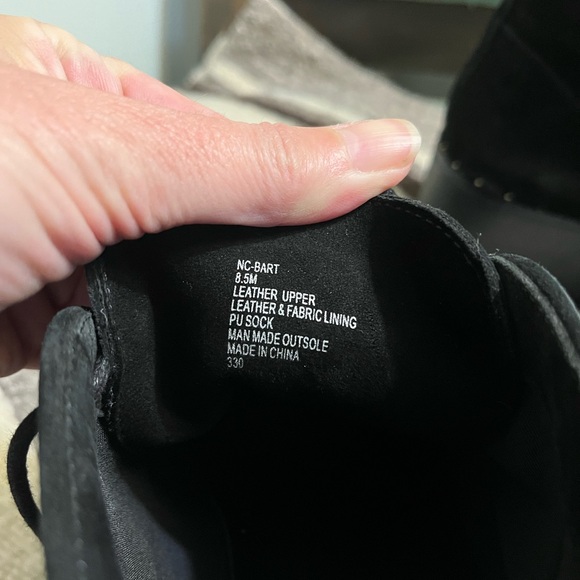 Steven by Steve Madden Bart lace up suede ankle boots 2” wedge heel size 8.5 - Picture 8 of 10